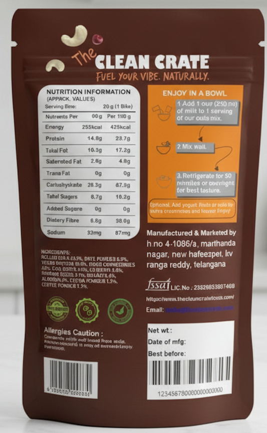 Mocha Rush | Quick to Prepare Oats
